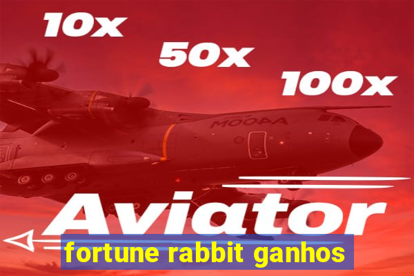 fortune rabbit ganhos