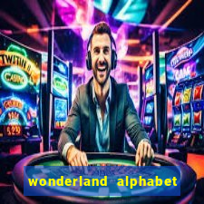 wonderland alphabet comic studio