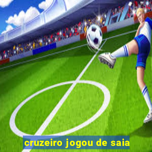 cruzeiro jogou de saia