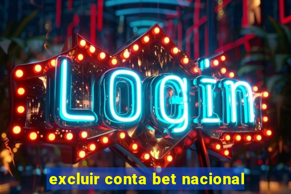 excluir conta bet nacional