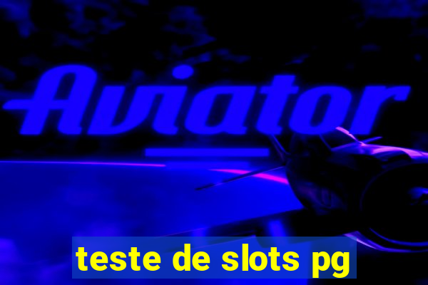 teste de slots pg