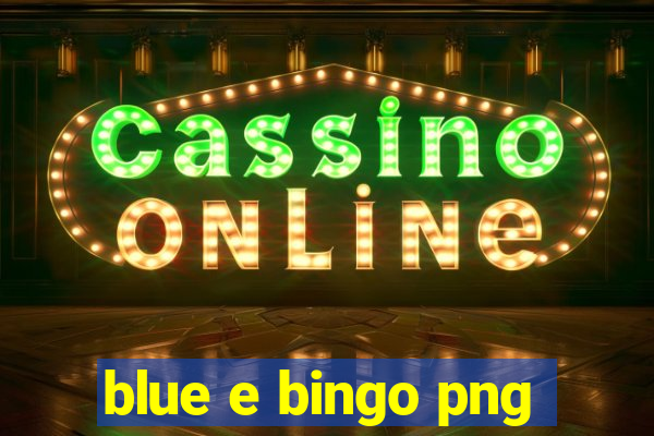 blue e bingo png