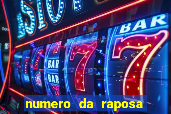 numero da raposa jogo do bicho