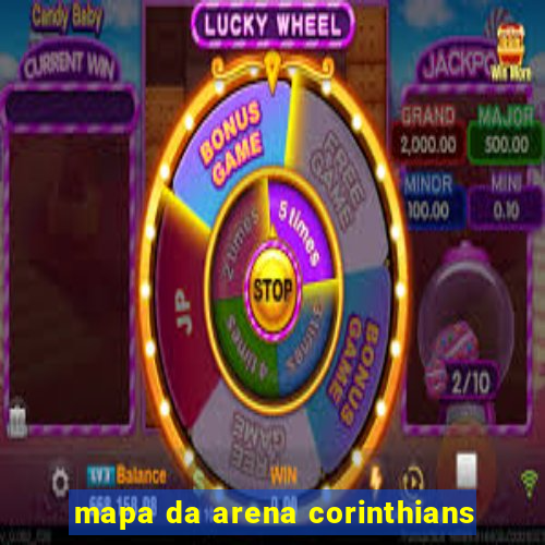 mapa da arena corinthians