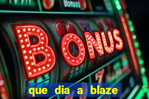 que dia a blaze paga o cashback