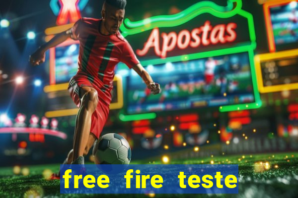 free fire teste grátis jogar agora