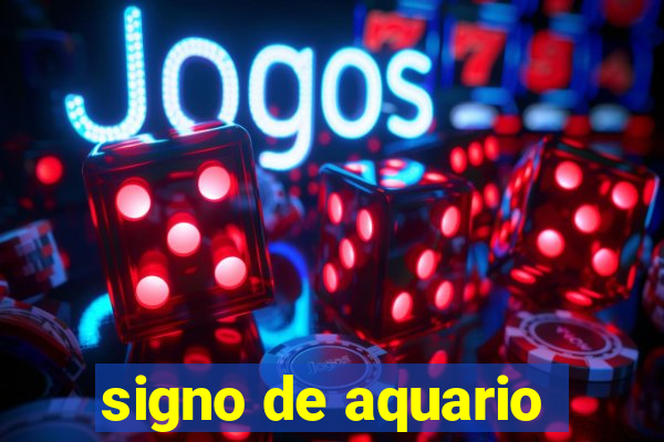 signo de aquario