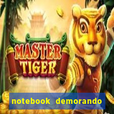 notebook demorando para ligar tela preta